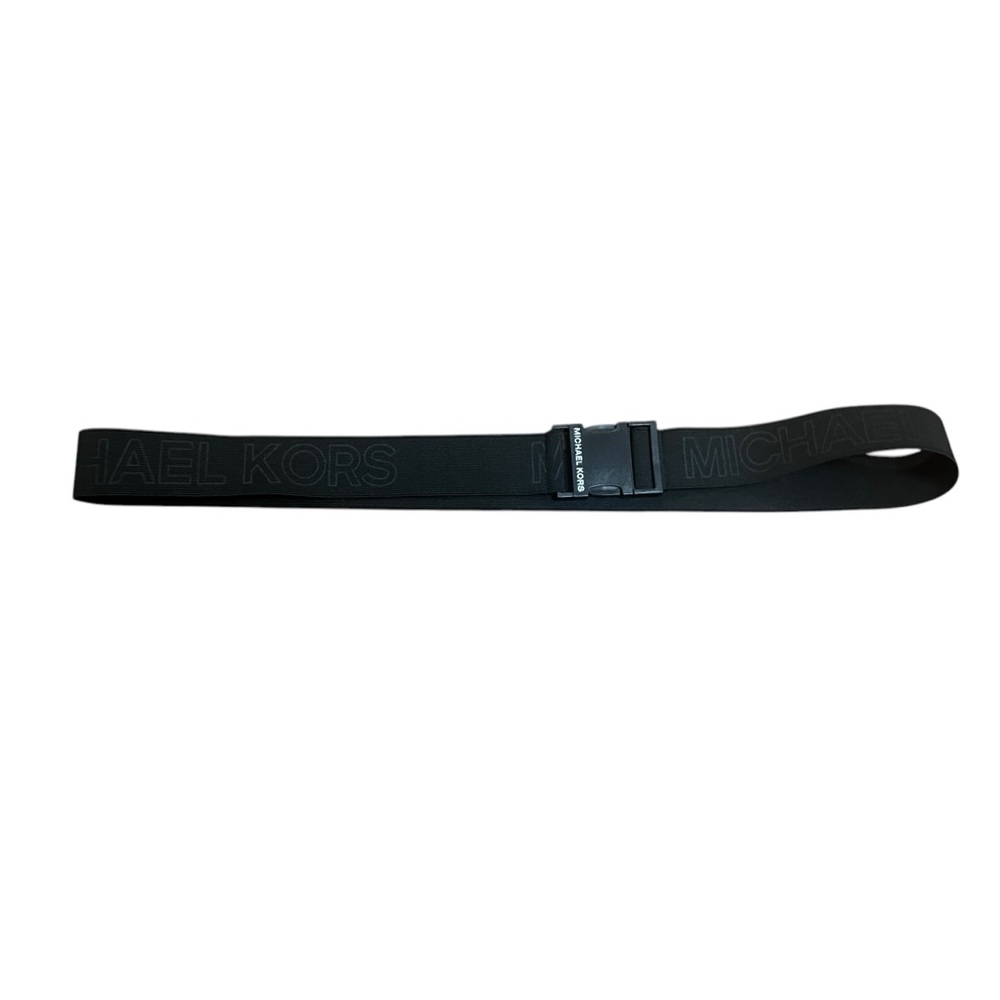Michael Kors Black Elastic Belt-unisex
